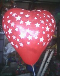 Heart Shape Star Balloon